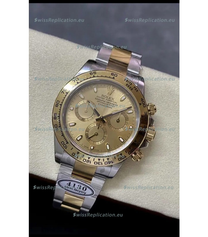 Rolex Cosmograph Daytona 116508 Yellow Gold Original Cal.4130 Movement - Improved Ultimate 904L Steel Watch