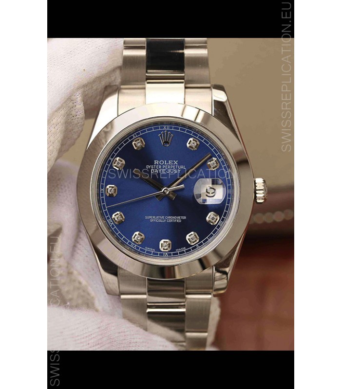Rolex Datejust 41MM Cal.3135 Movement Swiss Replica Watch in 904L Steel Two Tone Grey Dial
