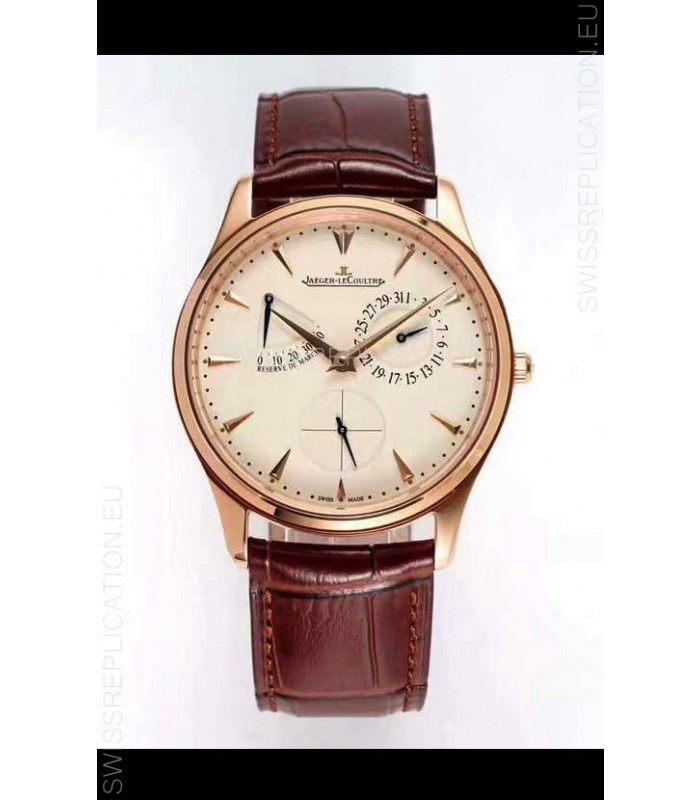 Jaeger-LeCoultre Master Ultra Thin Réserve De Marche 1:1 Mirror Replica Watch