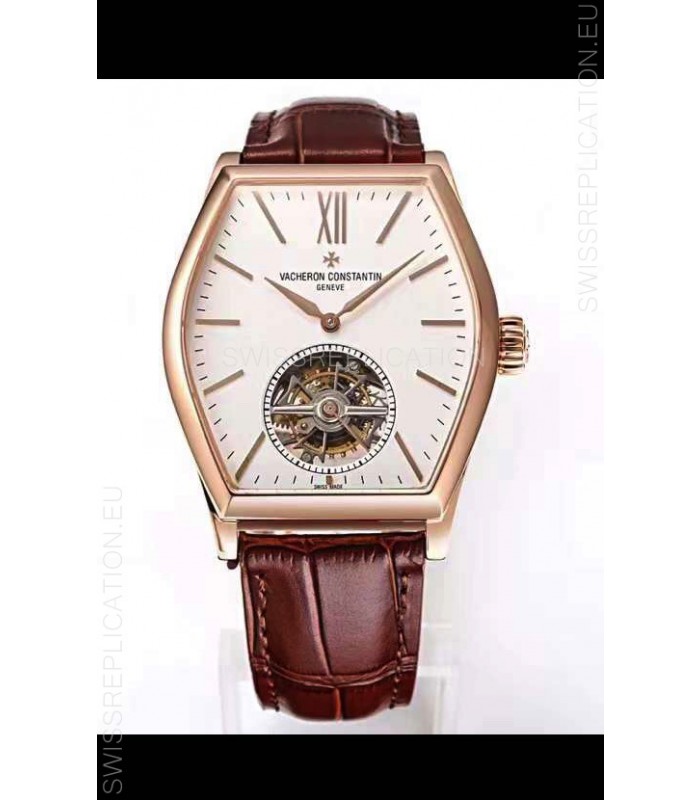 Vacheron Constantin Malte Tourbillon 1:1 Mirror Quality Rose Gold Swiss Replica Watch 
