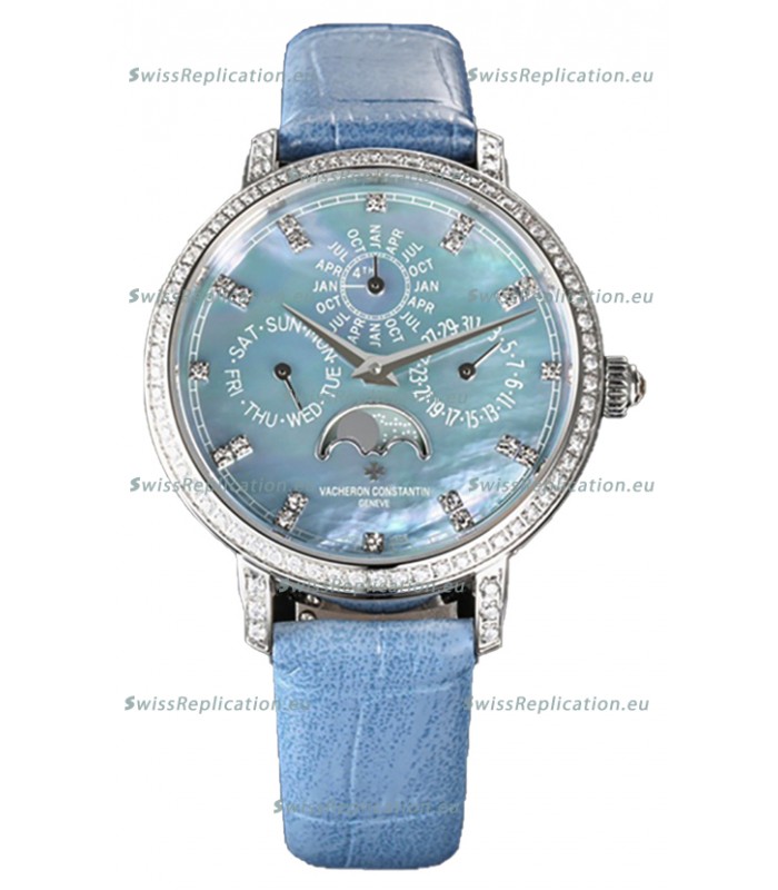 Vacheron Constantin Traditionelle Perpetual Calendar Ultra-Thin White Gold Plating