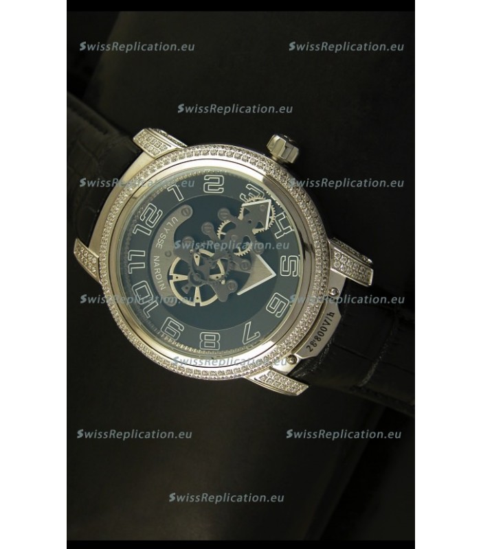Ulysse Nardin Dual Escapement Japanese Watch in Grey Dial