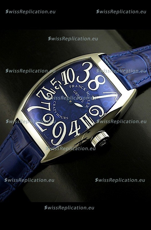 Franck Muller Casablanca Crazy Colors Edition Japanese Watch in Blue From Franck Muller