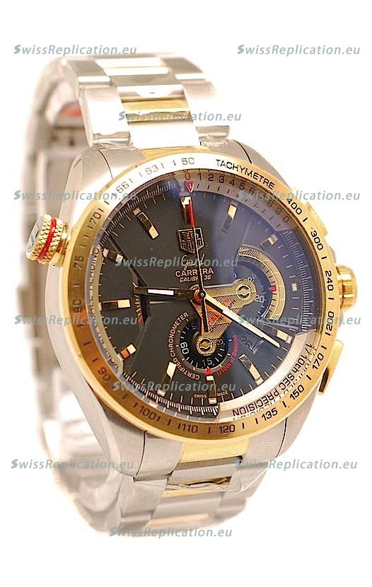 Tag heuer grand carrera calibre 36 gold on sale