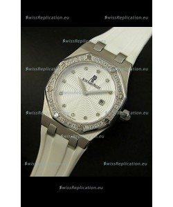 Audemars Piguet Royal Oak Ladies Quartz Replica Watch in Steel Case