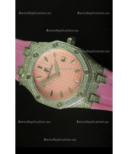 Audemars Piguet Royal Oak Ladies Watch in Pink 