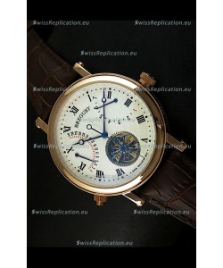 Breguet Retrograde Day/Date Japanese Automatic Watch with Tourbillon