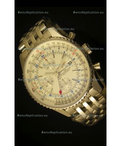 Breitling Navitimer World GMT - 1:1 Mirror Ultimate Edition White Dial