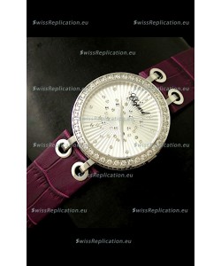Chopard Xtravaganza Ladies Japanese Replica Watch in Silver Dial