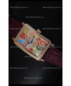 Franck Muller Master of Complications Long Island Ladies Watch in Pink Gold