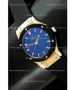 Hublot Fusion Bang in Rose Gold Casing with Black Carbon Dial