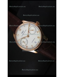 IWC Portugieser IW500701 Swiss Automatic Watch in White Dial - Updated 1:1 Mirror Replica 