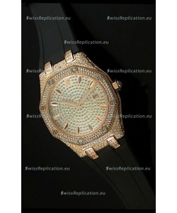 Audemars Piguet Royal Oak LADY Replica Watch in Diamonds Dial Edition