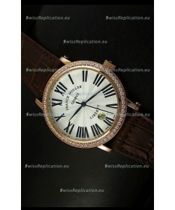 Franck Muller Master of Complications Liberty Japanese Watch in Brown Strap