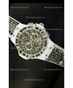 Hublot Big Bang Snow Leopard MARIA HOFL -RIESCH Edition 34MM Watch