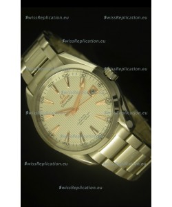 Omega Seamaster Aqua Terra Co-Axial Swiss Watch White Dial
