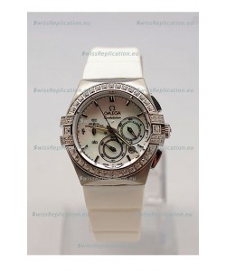 Omega Constellation Ladies Chronograph Replica Watch - 35MM