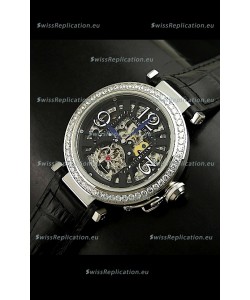 Cartier Ronde De Ladies Replica Watch in Decorated Skeleton Dial
