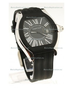 Cartier Roadster Japanese Replica Watch in Black