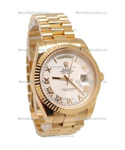 Rolex Day Date II Gold Japanese Replica Watch