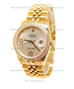 Rolex Datejust Floral Motif 2011 Edition Japanese Replica Watch