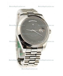Rolex Day Date II Silver Japanese Replica Watch