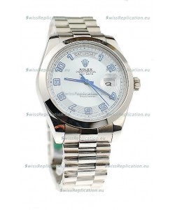 Rolex Day Date II Silver Japanese Replica Watch