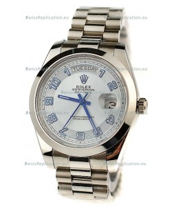Rolex Day Date Silver Japanese Replica Watch