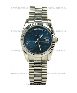 Rolex Day Date-Silver Japanese Replica Watch