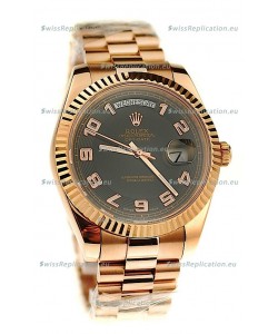 Rolex Day Date Pink Gold Japanese Replica Watch