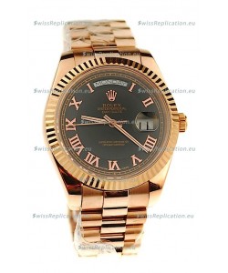 Rolex Day Date Pink Gold Swiss Replica Watch