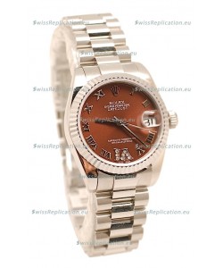 Rolex Oyster Perpetual Datejust Diamonds VI Japanese Replica Watch -36MM