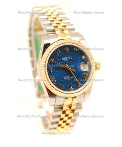 Rolex DateJust Mid-Sized Japanese Replica Two Tone Watch