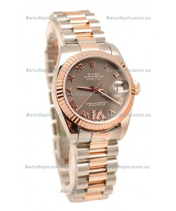 Rolex Oyster Perpetual Datejust Diamonds VI Japanese Replica Watch -36MM