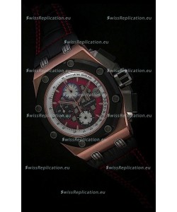 Audemars Piguet Royal Oak Offshore Rubens Barrichello Pink Gold Watch - Secs hand 12 O clock