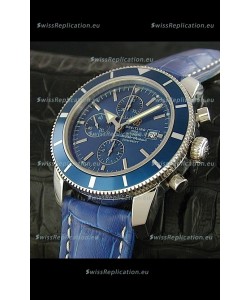 Breitling Superocean Swiss Replica Watch in Blue Dial
