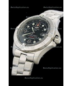 Breitling Superocean Steelfish Swiss Replica Watch in Black Dial