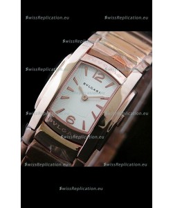Bvlgari Assioma Japanese Replica Quartz Watch in White Dial