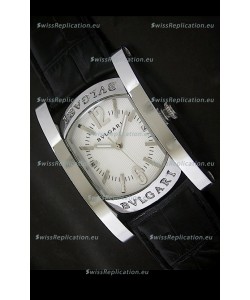 Bvlgari Assioma Japanese Replica Quartz Watch in White Dial
