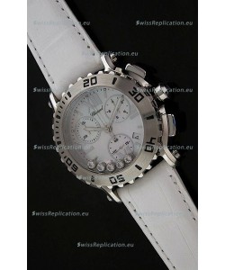 Chopard Happy Sport Swiss Replica Watch in White Strap