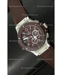 Hublot Big Bang Ceramic Bezel Watch Carbon Dial - 1:1 Mirror Replica