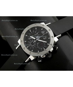 Jacob and Co EPIC II Swiss Watch in Black Carbon Dial