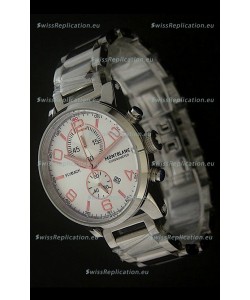 Montblanc FlyBack Chronometer Watch in Stainless Steel Casing