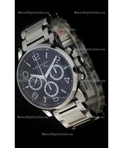 Mont Blanc Meisterstuck FlyBack chronometer Watch in Steel Casing