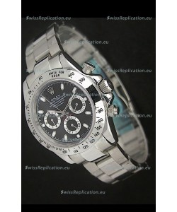 Rolex Daytona Japanese Replica Watch in Black Dial