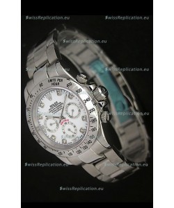 Rolex Daytona Japanese Replica Watch in White Dial