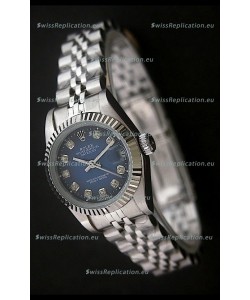 Rolex Datejust Oyster Perpetual Superlative ChronoMeter Japanese Watch in Blue Dial