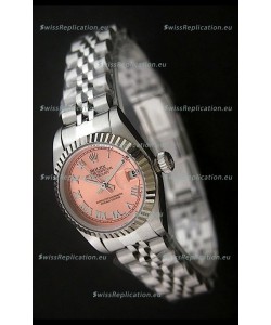 Rolex Datejust Oyster Perpetual Superlative ChronoMeter Japanese Watch in Orange Dial