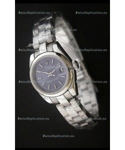 Rolex Datejust Oyster Perpetual Superlative ChronoMeter Japanese Watch in Blue Dial