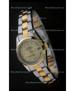 Rolex Datejust Oyster Perpetual Superlative ChronoMeter Japanese Gold Watch in Diamond Markers